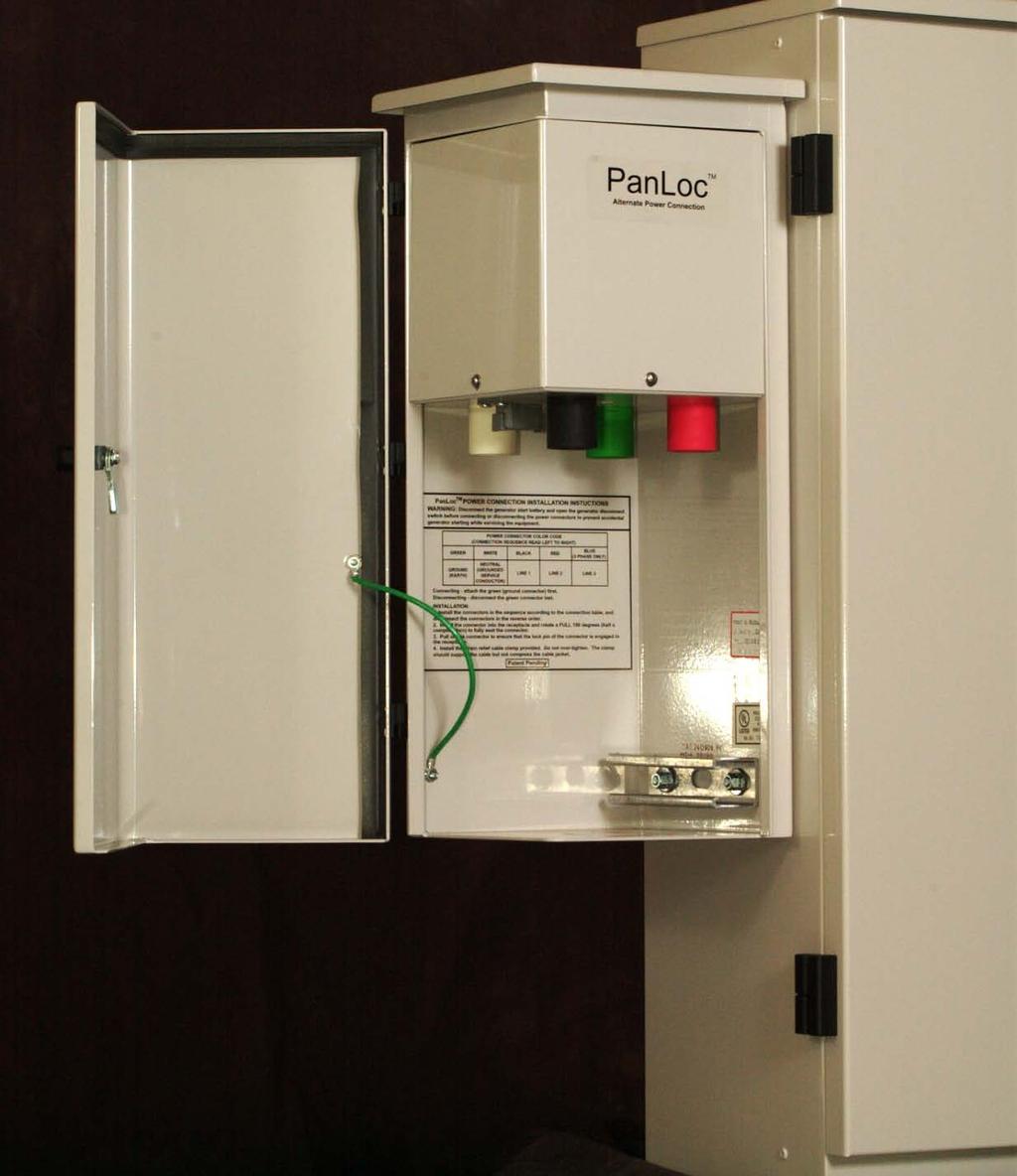 PanLoc alternate power connection PanLoc was developed to eliminate compatibility issues between alternate Power Source and Load Distribution.