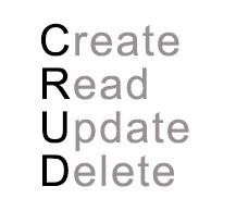 SQL Basics In fact, all of these things are referred to with the wonderful acronym of CRUD: Create, Read, Update, Delete.