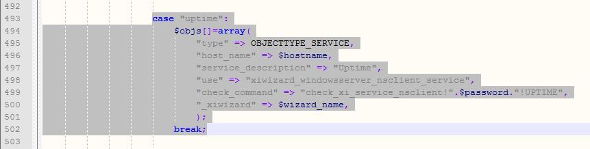 Figure 6 On Figure 6 yu can see that I highlighted services[disk_0_c_read_bytes_sec] This is the name that this service is called by the cnfiguratin wizard We will link this up in the end f the CW