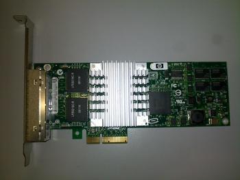 Quad PORT GIGABIT SERVER ADAPTER 435508-B21 NC364T PCI-E