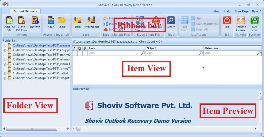 Introduction Ribbon Bar is a top-level bar in the user