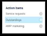 your customer's activities and interactions with AMP. Search & Export You can search for a service request by clicking on Serach and export link.