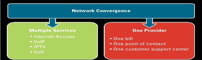 Network Convergence Network Convergence Network infrastructure is not free and is mostly owned by private organizations Networking infrastructure is expensive and organizations do not casually build