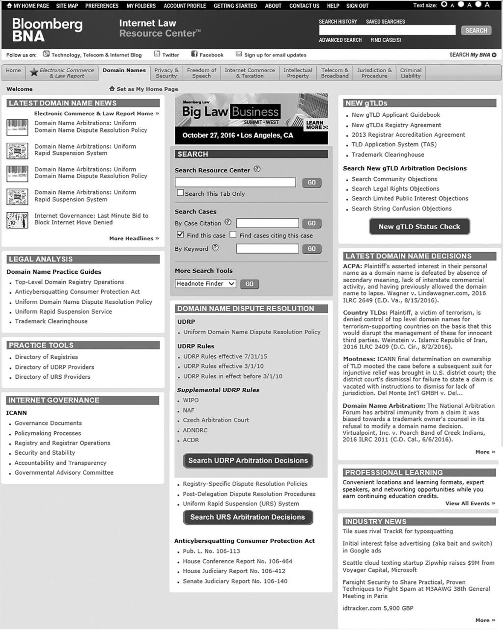 TOPIC HOME PAGES Topic home pages consolidate the cases,