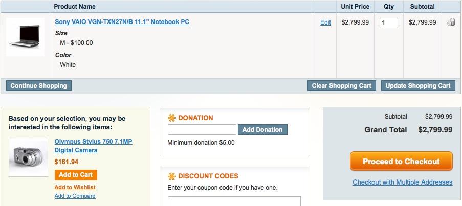 Customers can donate without purchasing anything from your store. In this case a donation product will be added to the cart (this product is created in the extension s settings).
