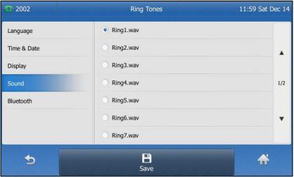 Ring Tones Ring tones are used to indicate incoming calls. You can select different ring tones to distinguish your phone from your neighbour s. To select a ring tone for your phone: 1.
