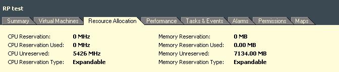 Chapter 3 Understanding and Managing Resource Pools become yellow (overcommitted) or red (invalid) when the VirtualCenter Server becomes available again.
