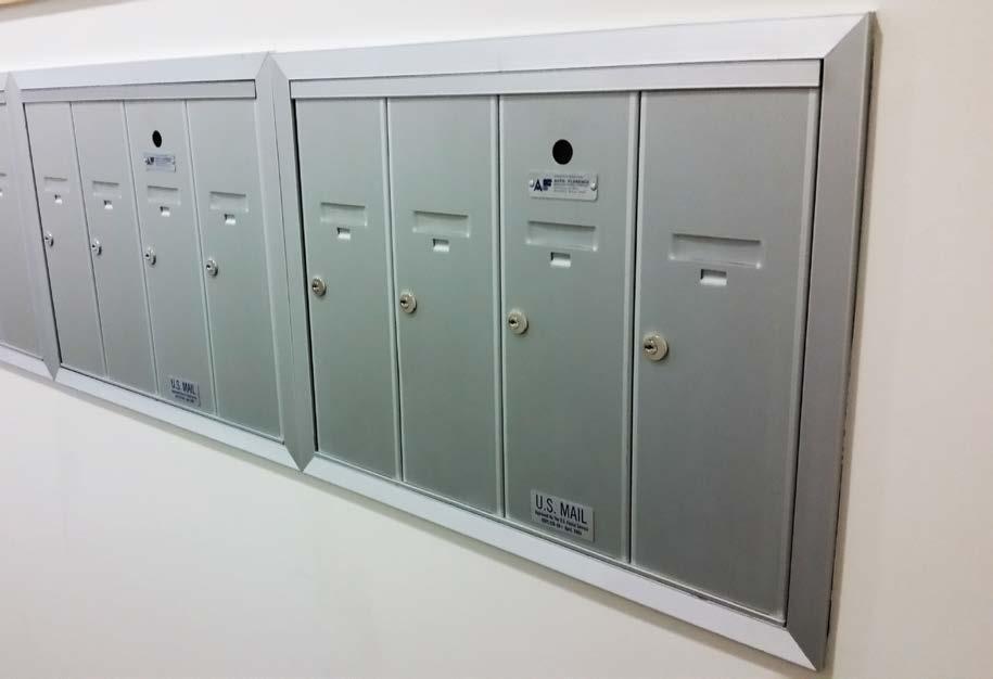Horizontal mailboxes are an economical solution for your private centralized mail delivery needs when a large number of mailboxes are needed within a limited amount of indoor wall space.