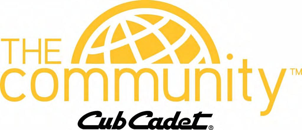 Welcome to the Cub Cadet Dealer Community Any