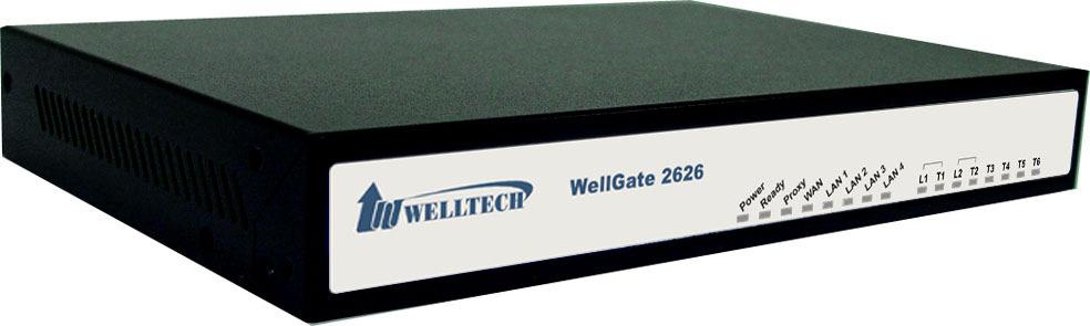 Welltech WellGate 2626 An Easy to Use PBX Gateway User Manual