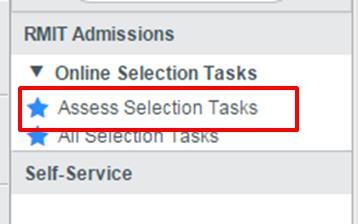 Access the RMIT Admissions system. 2.