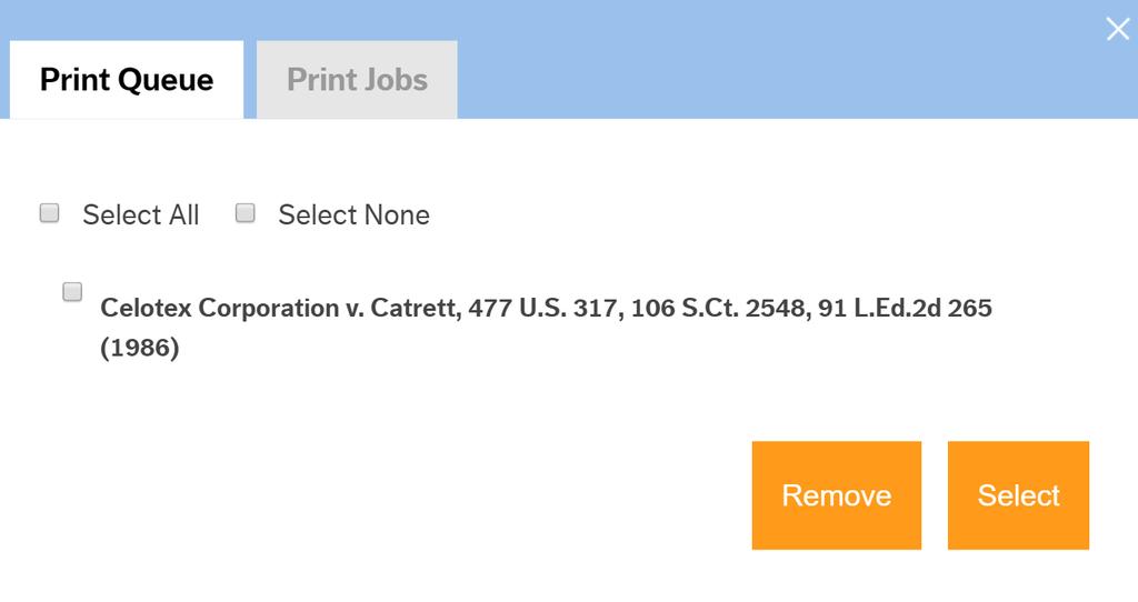 Make your formatting selections, just as you would with a single case.