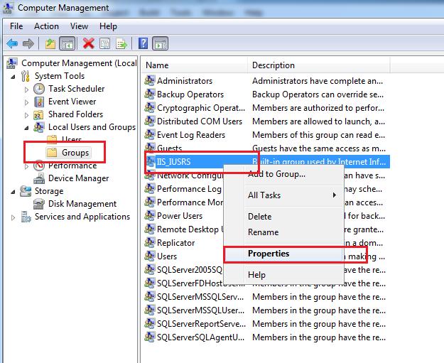 2. Navigate to System Tools > Local Users and Groups > Groups on the left pane,