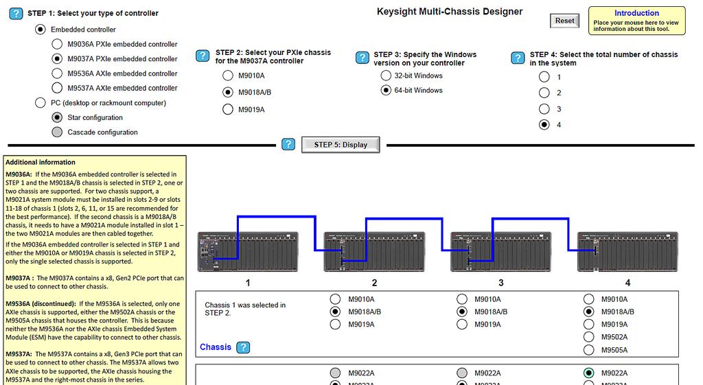 12 Keysight Interface Modules and Adapters for PXI and AXIe Systems - Data Sheet Multi-chassis embedded PC configurations PXIe chassis 1 PXIe chassis 2 Y1202A or Y1203A PXIe chassis 1 PXIe chassis 2