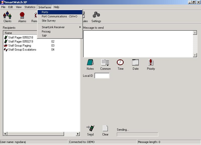5.SmartWatch XP Monitoring Software Setup SettingupthePort 1.