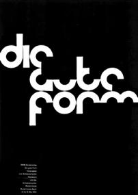Hofmann, Die Gute Form (Good Form), 1958 Armin