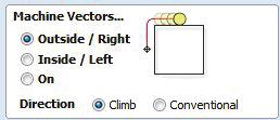 In the Tool Database, select the bit you are using. It is recommended that an End Mill is used for profile cuts.