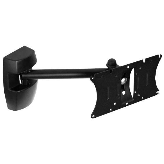 Flat Panel Wall Mount Swivel Bracket - LCDBRACKETSW Standard VESA 50/75/100/200x100 flat panel wall mounting swivel bracket. Rotates at the wall 180 and 190 at the arm.
