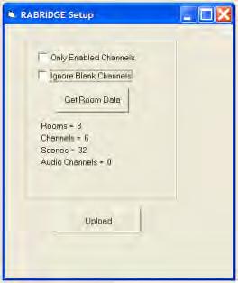 Enter Channel Names into Rasoft As well as allowing selection of Rooms and Scenes, the iphone Application can control individual circuits within the house.