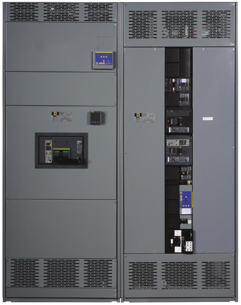 Product Description Power-Style QED-2, Series 2 Features PowerPact R-frame Main Circuit Breaker with I-Line Distribution Section Sections rated to 2,500 A horizontal, 2,500 A vertical Single mains to