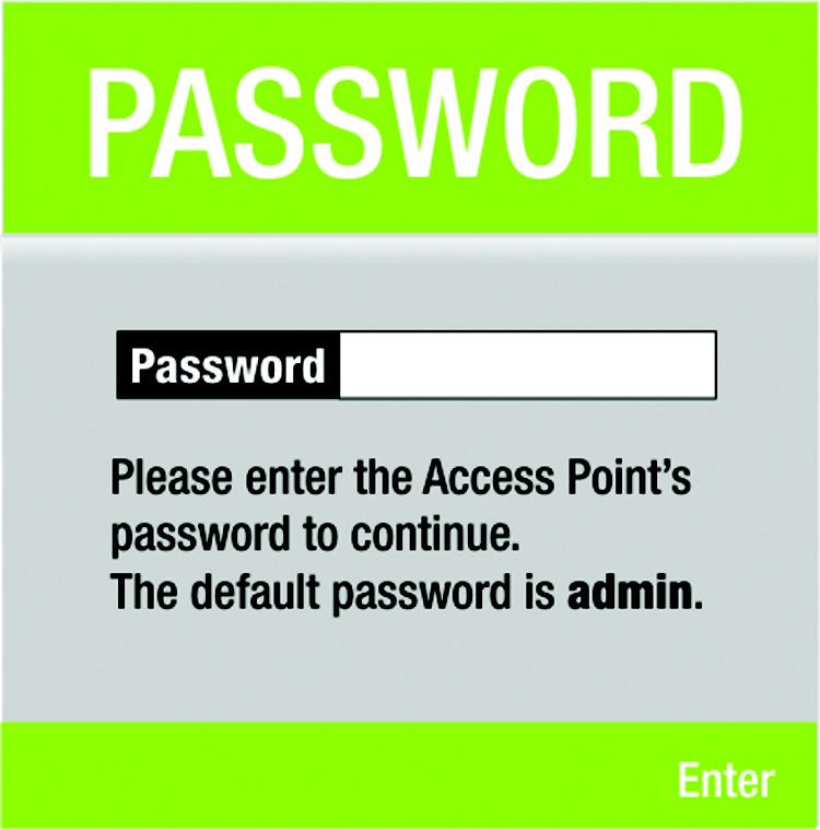 7. The will run a search for the Access Point within your network and then display a list along with the status information for each access point.