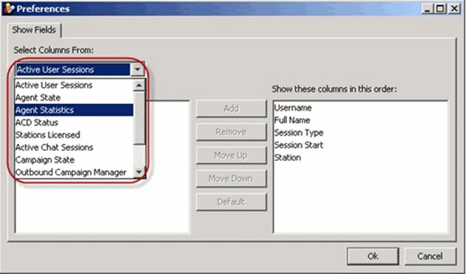Managing Your Supervisor Station Customizing Your Application Customizing Your Application Showing Columns Changing the Column Order of your Displays Sorting Lists Resizing Columns and Panes Showing