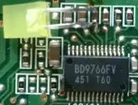 From monitor.net.ru LGbaht-party bodies BD9766VF. LED 20 th output to ground. OB3309 From party remont-aud.net AleksandKn According to the datasheet OV3309 15pin STIME should be + 2V.