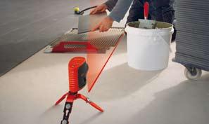 tiles Range Leveling accuracy up to 15 m (depending on light conditions) > 30 m with detector ±