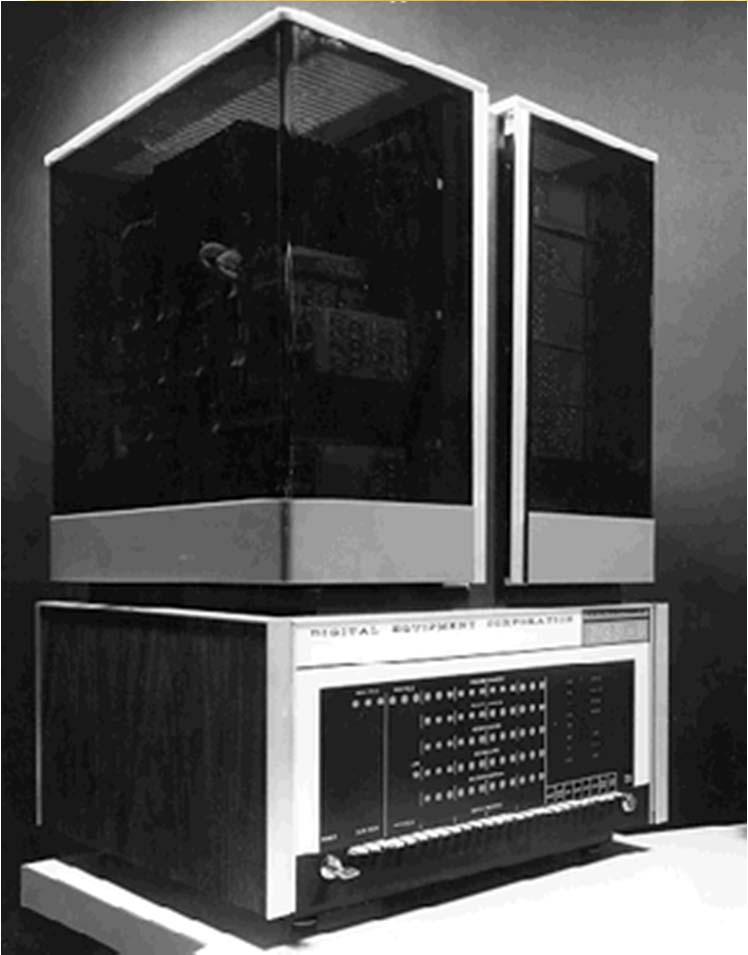 DEC, 1965 Digital Equipment Corp (DEC) Founded in 1957 by Ken Olsen and Harlan Anderson (both worked for MIT Lincoln Lab) Brain: C.