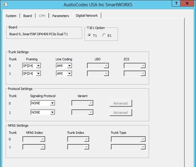 7.2. Administer SmartTAP From the CRS server, select Start Control Panel, and click on the SmartControl icon (not shown below). The AudioCodes USA Inc SmartWORKS screen is displayed.