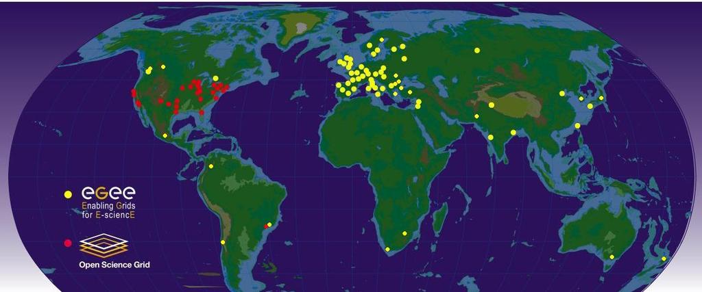 WLCG sites World Wide LHC Computing Grid 200 sites: from 100 to 100 000 cores Different countries, institutions, batch