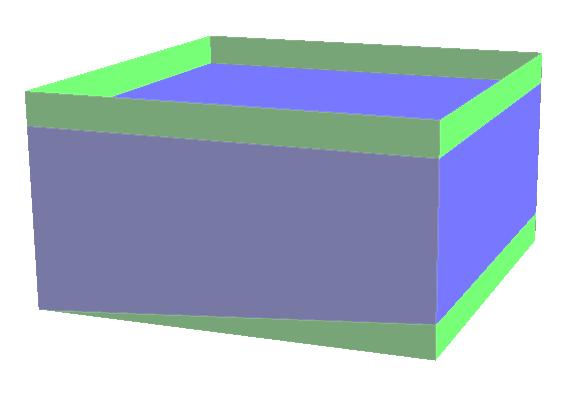 The edges will translate as holes where the slope intersects the wall. Solution Make the ramp or sloped floor non-room bounding.