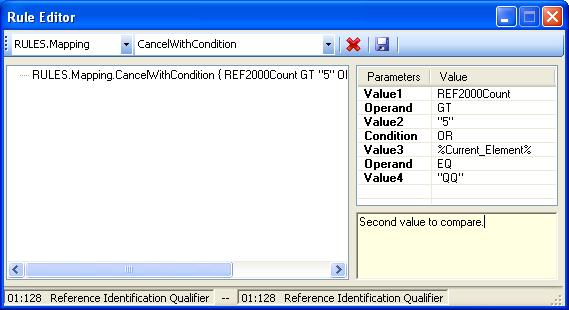 Example 3 If variable REF2000Count contains a value greater than 5 or the current