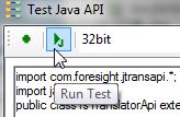 In the Test Java API dialog, type the path to your jdk\bin directory. Make any other changes you d like. 5.