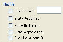 This is usually Hex 0x0D. Flat File Target Settings Under Setting Target guideline, specify: Delimited with Type the character that terminates each field.