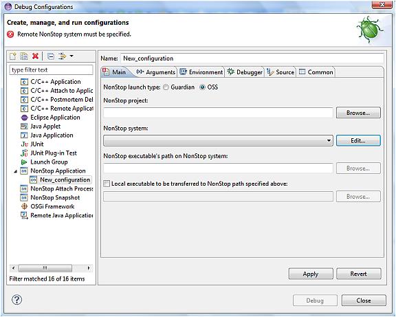 1. Open the Debug Configurations dialog (Figure 2). For example, from the main toolbar, select Run Debug configurations.