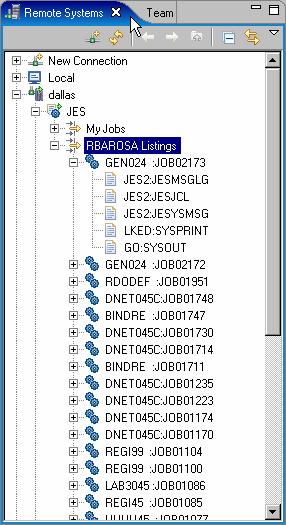 JES Integration : Job Monitor: Overview This feature allows the user to Connect/Disconnect to JES Subsystem. Monitor the job status. Work with job filters.