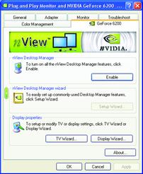 3.1.6. nview Properties pages nview is a set of desktop tools designed to help you be more productive when using your graphics card.