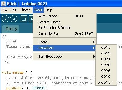 Next, run the Arduino IDE application, which will be in