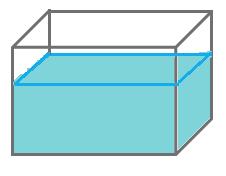 Lesson 14 b. The volume of the box is 45 6 m3. Determine the area of the base using a one-step equation. 99 22 mm 2. Marissa s fish tank needs to be filled with more water. a. Determine how much water the tank can hold.