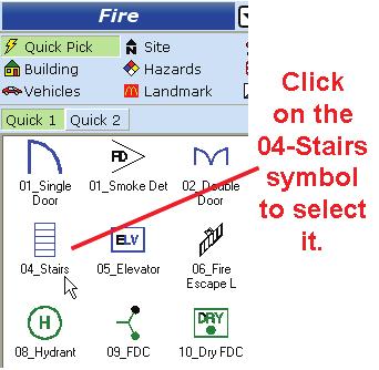Note: If you are using a customized version of the program that was created just for your company, you may have different symbol categories and different symbols than those described here.