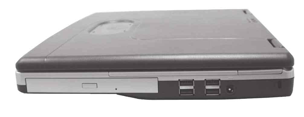 2.1.3 Right-Side View ❶ CD-ROM/DVD-ROM Drive ❷ USB