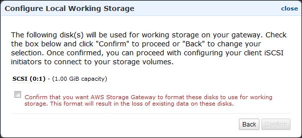 Step 4: Configure Working Storage for the VM 4. In the Working Storage Alarms dialog box, configure al