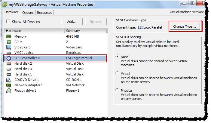 Configure VM to Use Paravirtualization usage and determine additional storage requirements.