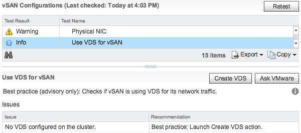 Hardware compatibility checks in Configuration Assist Note: A subset of the OEMs and server models that run vsan are currently supported. Many do not yet support automated remediation.