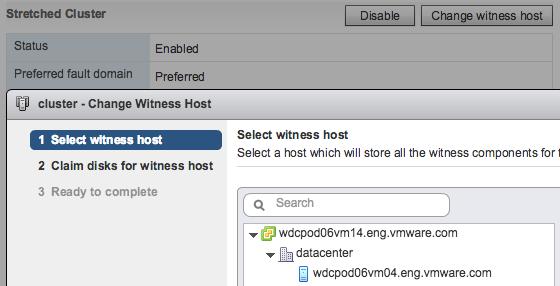 2-node and stretched cluster vsan deployments require the use of a witness host that runs ESXi. A witness host virtual appliance is easily deployed from an OVA provided by VMware.