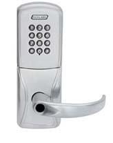 Allegion Schlage AD-300 networked, hardwired locks can be integrated seamlessly with the Doors.NET software when used with the NXT-MSC (Mercury-Powered controllers).