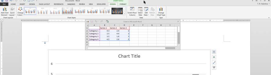 (It is nearly identical to the same Ribbon in Microsoft Excel which