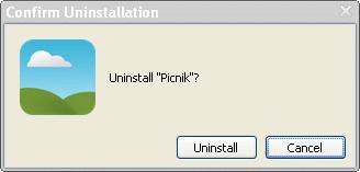 To remove an App Right-click on the App thumbnail that you want to uninstall and click 'Remove from Dragon' from the context-sensitive menu. A 'Confirm Uninstallation' dialog will appear.