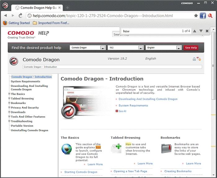 9.9.Customizing your Spell Checker Navigate to the Comodo Dragon icon at the top-left corner. Click 'Settings' > 'Show advanced settings' link. Scroll down to the 'Language' section.
